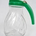 syrup dispenser bottle emerald green lid
