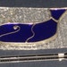 Vintage Blue Whale Stained Glass Sun Catcher