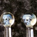 Glass Skull Knitting Needles