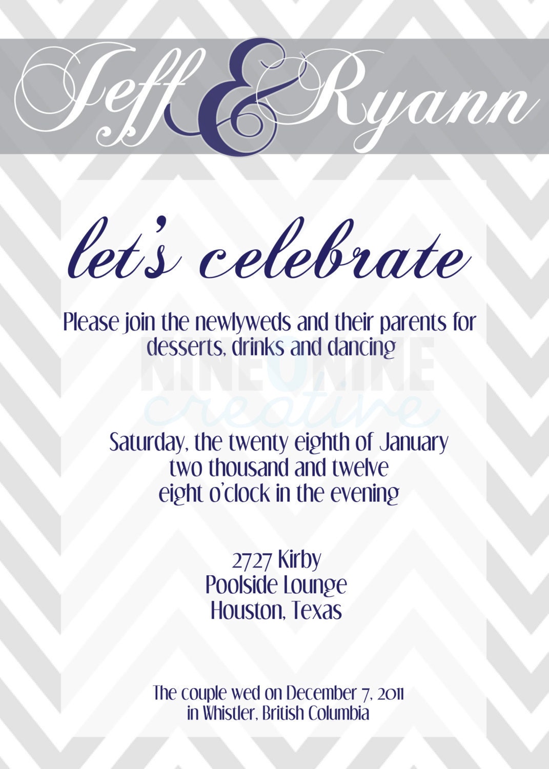 Wedding Party Invitation Wording 3