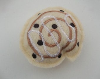 Felt Food - Cinnamon Roll with Icing Felt Play Food
