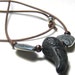 Grandfather Raven Leather Necklace