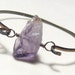 Rough Amethyst Nugget Bracelet Bangle