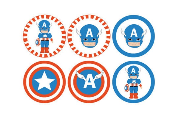 items-similar-to-captain-america-toppers-etsy-circles-party-you-own