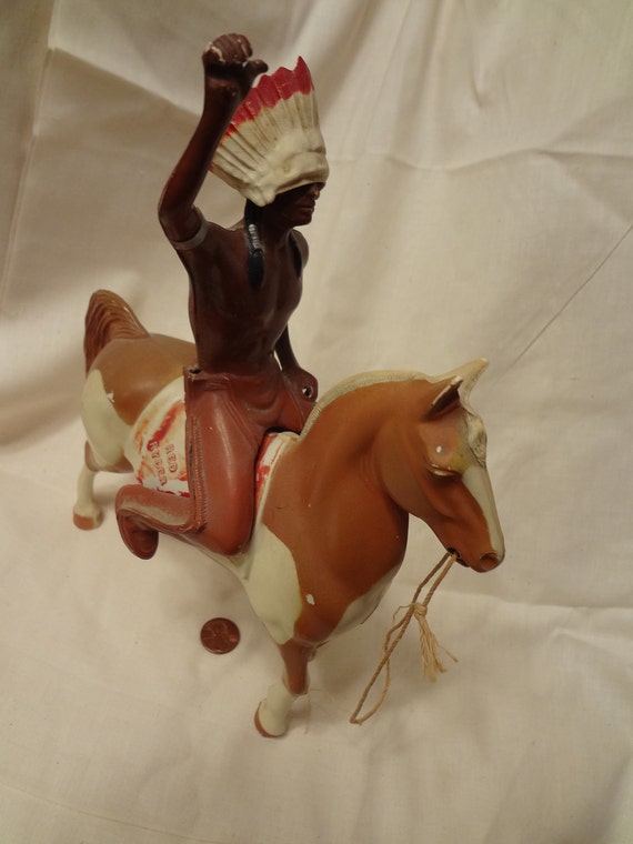 plastic horse rider