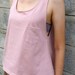100% thick cotton plain and loose sleeveless tank top, cotton jersey, vest - cozy