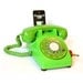 Vintage 70's Lime Green Rotary Phone iPod / iPhone charging speaker dock w/ remote by Rotary Revial