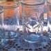 4 VTG small "jelly jars"- Swanky Swigs