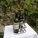 Reserved for Frankiolives. French metal bottle carrier circa 1940s