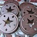 Star Mason Jar Lids - Bronze 6 Lids Only--SC-6