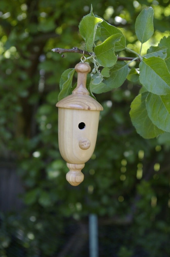 Miniature Birdhouse Ornament by WilsonArtsandCrafts on Etsy