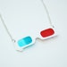10th Doctor 3D Glasses necklace