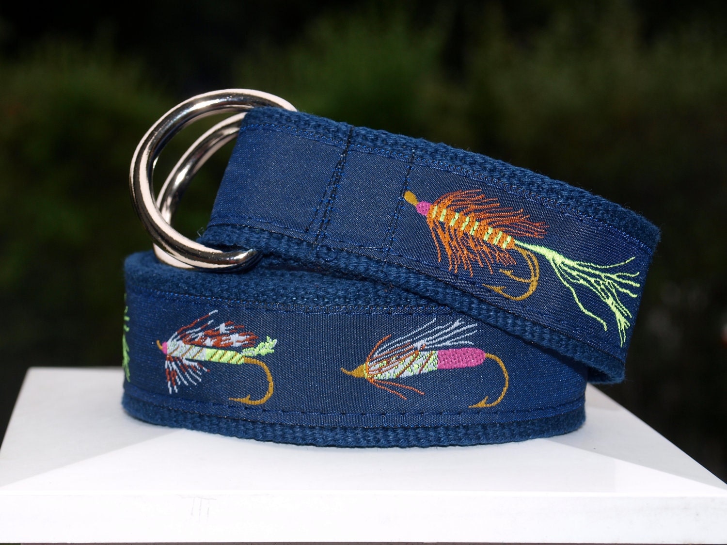Fly Fishing Belt / Fishing Belt / D Ring Belt / Canvas by BeRibbon