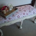RESERVE - Vintage/Antique hand carved, solid wood bench or settee - For CAROL W.