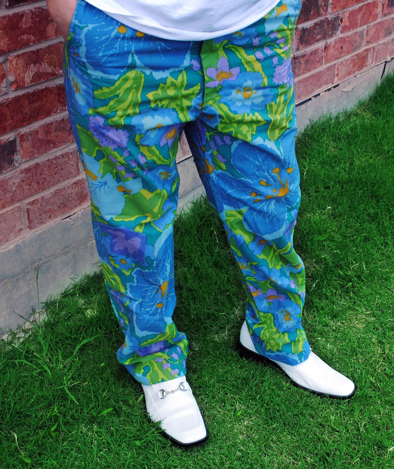 Vintage Floral Golf Pants by SmokingBuffalo on Etsy