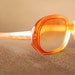 Amazing Vintage Cool Ray Orange Sunglasses