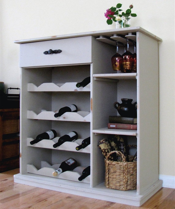 Handcrafted Plywood Wine Bar Painted In Grey by thewoodandink