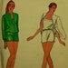 1980s Retro Sports Jumpsuit and Jacket Butterick Pattern 3744 Uncut Sizes 12-14-16 Bust 34-36-38"