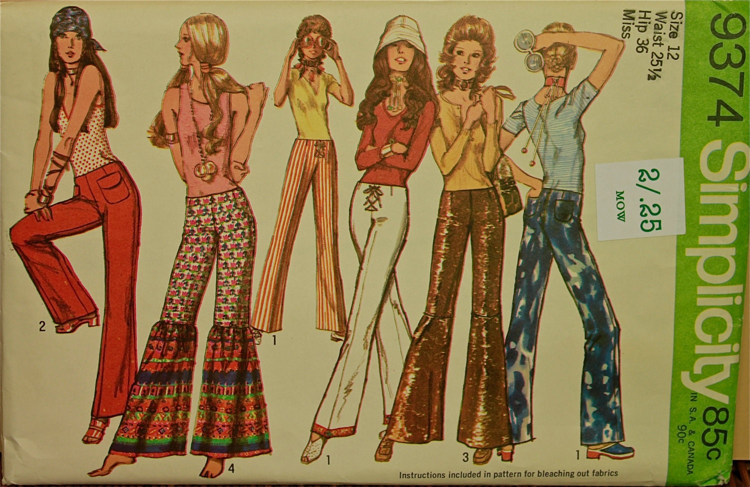 1970s Hip Huggers | Retro fashion vintage, Vintage sewing patterns, Fashion