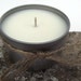 Hand Poured Vanilla Hazelnut Mocha Scented, Soy Wax Tin -- 6 ounce Tin