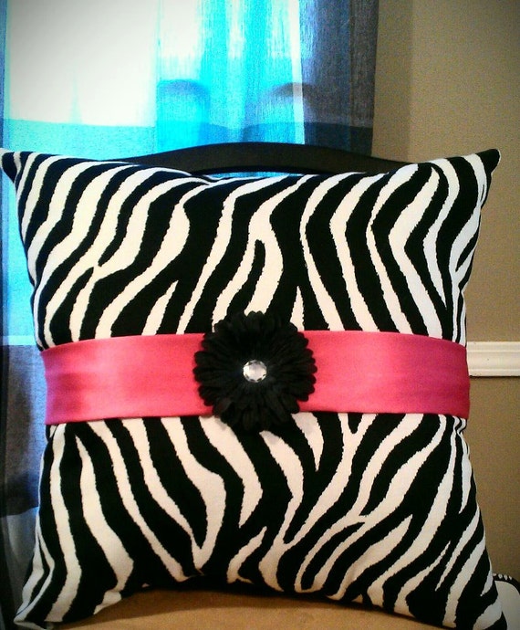 zebra bolster pillow