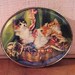 Vintage Confection Tin with Kittens in a Basket and Pink Base with Polka Dots - So Sweet