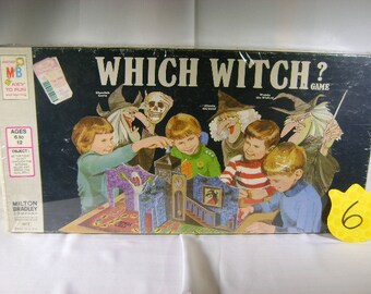 1970's Milton Bradley Which Witch game
