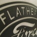 Flathead Ford Powered Logo Steel Sign Handmade Custom Metal