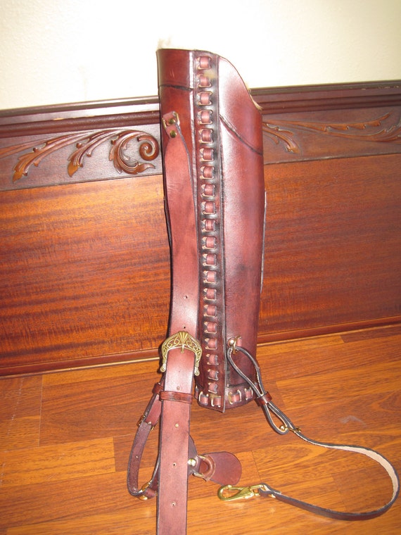 Handmade Leather Quiver with 3Point Harness