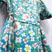 SALE 30% Off Vintage 1960s Handmade Groovy Floral Maxi Dress