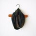 Bleached Skinny Black Infinity Scarf Recycled T Shirt Scarf Accessories Circle Scarf Fashion
