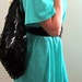 Vintage 60s Hippie Maxi Tent Dress Turquoise Hawaiian Luau Muu Muu Polynesian Grunge Dress