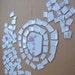 Broken China Focal, Mosaic China Tiles, Mosaic Supplies, Hand Cut Tiles