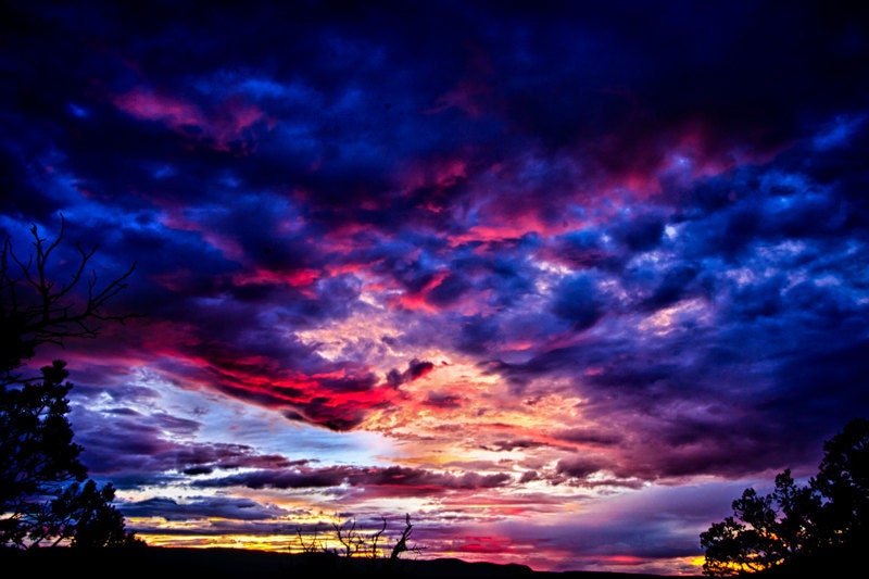 New Mexico Sunset Landscape Photograph Print 8x12 and larger