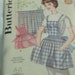 Vintage Butterick 2515 Smocked Apron and Curtains