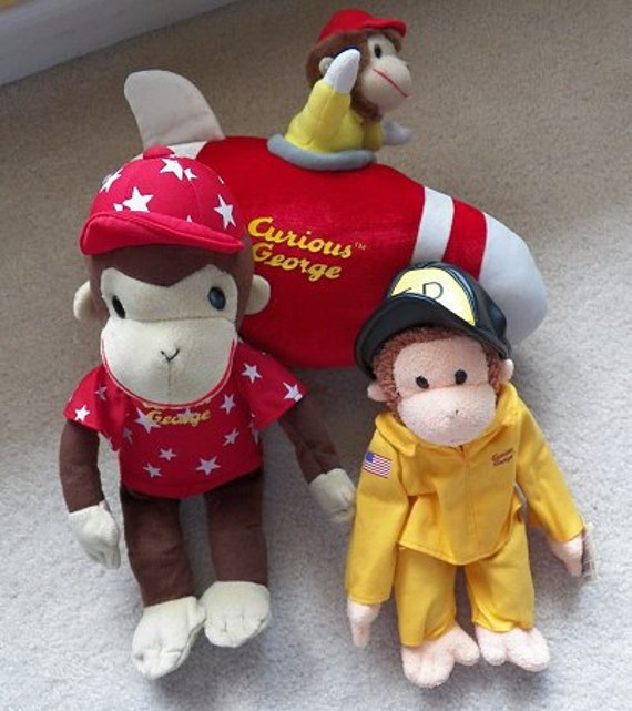 animal adventure curious george cuddle bundle