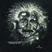 Vintage 90s 1993 Albert Einstein Black Glow In the Dark Cotton Expressions T Shirt Size L