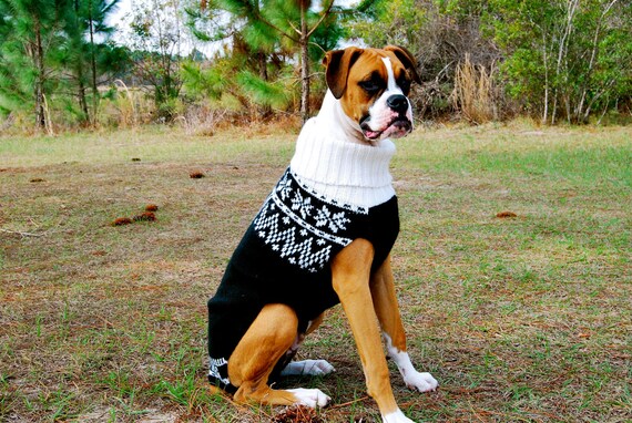 Large dog sweater Phuyu sweater in an Scandinavian by BobbieGlue