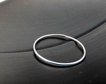 Barely There Ring, Sterling Silver Ring, Thin Ring, Knuckle Ring, Stacking Ring, Stackable Ring, Minimalist Ring, Halo Ring, Silver Ring