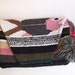 SALE // woven macrame clutch mexican serape blanket oversized slouchy showstopper one of a kind with pompoms