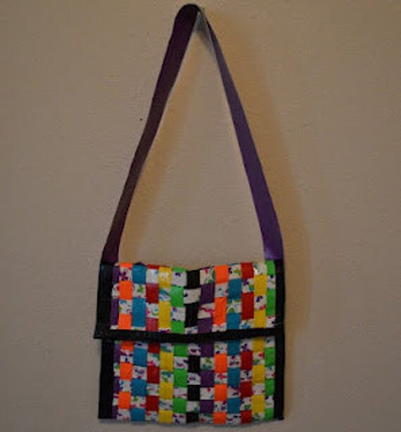 Items similar to Duct tape messenger bag on Etsy