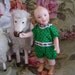 On Hold -2 little All Bisque Doll House Boy and Girl