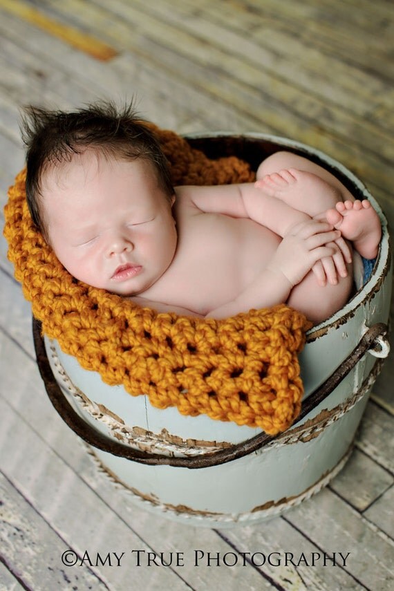 Items similar to Baby Blanket Photo Prop Thick Baby Blanket Newborn