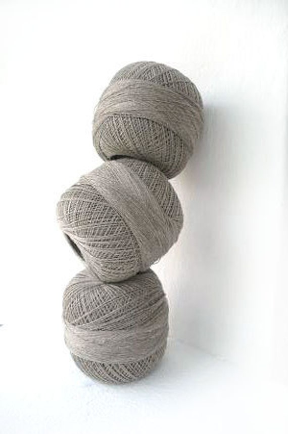 300gr/105 oz of organic Linen yarn linen thread natural