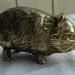 Vintage Small Brass Pig Swine