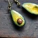 The Avocados: Hand-Made Clay Earrings