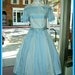 Vintage Blue Cotton Nelly Don Dress with Belt