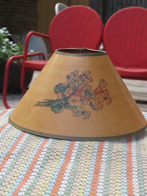 vintage paper lamp shade