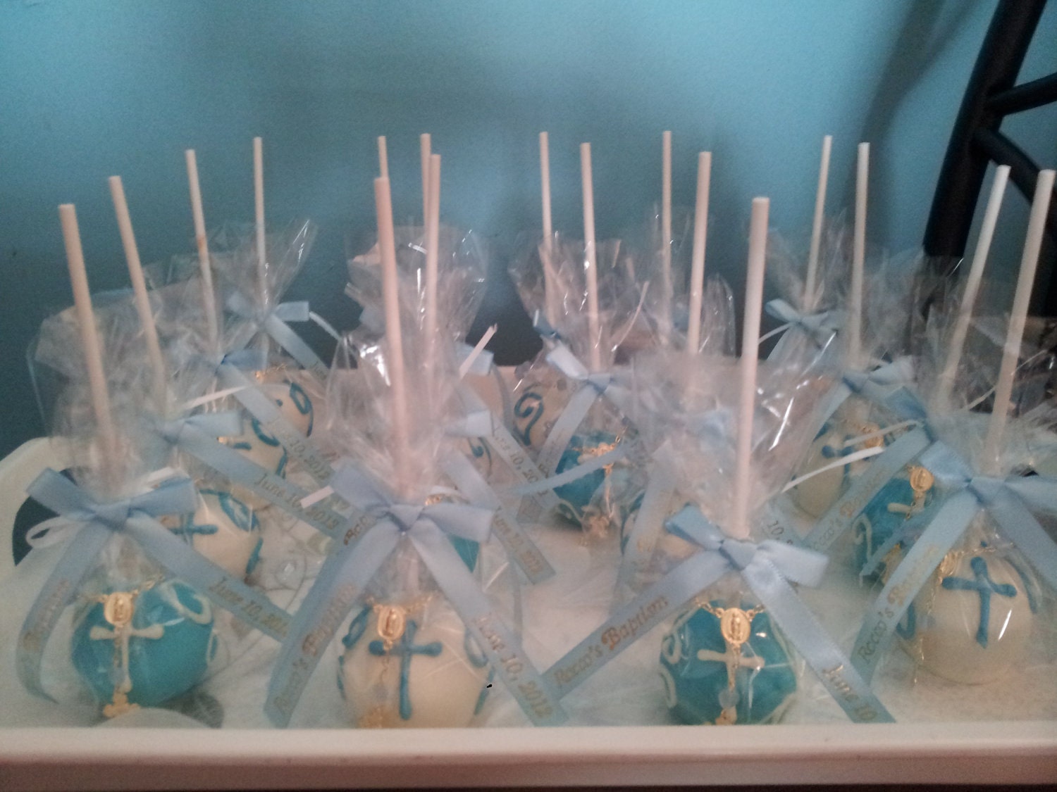 Elegant Baptism Cake Pops