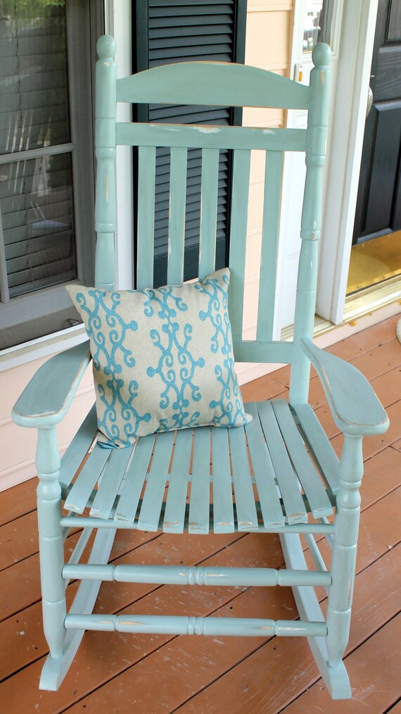 Items similar to Hand Painted Rocking Chair on Etsy